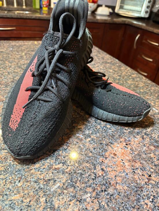 adidas Yeezy Boost 350 V2 Low Red Stripe (Very Clean!!!) Size 8 main image 8